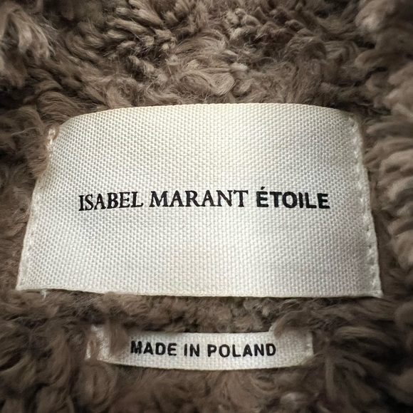 Isabel Marant Etoile Adam’s Sherpa Faux Fur Teddy Coat Size 40/Large - Picture 10 of 11